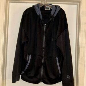 And1 Black and Gray Hooded Jacket